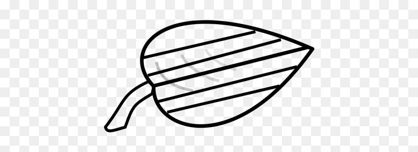 Leaf Png Icons - Line Art, Transparent Png - black leaf png