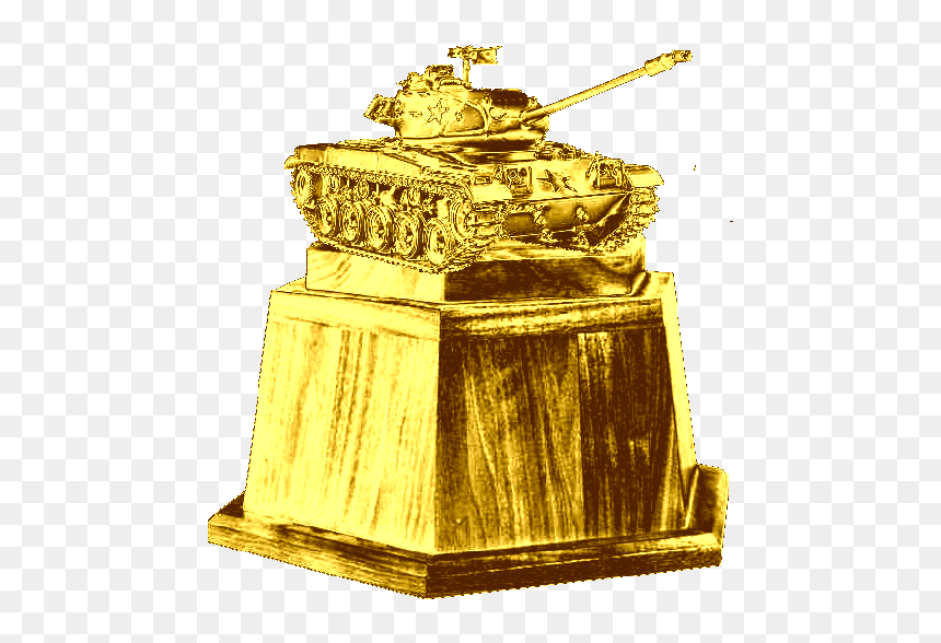 Trophy - Tank, HD Png Download - gold trophy png