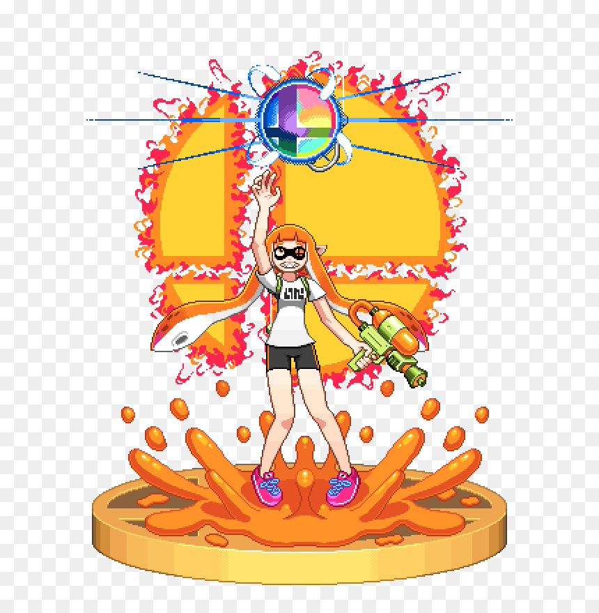 Inkling In Smash , Png Download - Inkling For Smash Announcement, Transparent Png - smash png