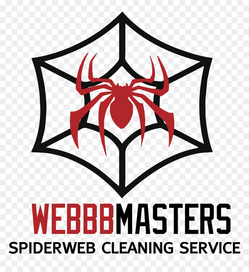 Transparent Cobwebs Png - Spider Logo With Web, Png Download - cobwebs png