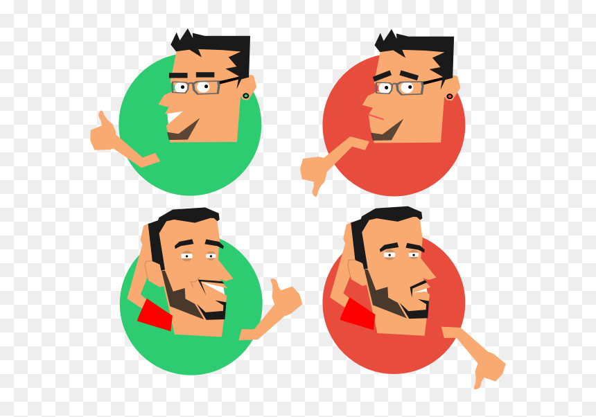 Luiz E Rafael Like Dislike - He Dislike Clipart, HD Png Download - dislike png