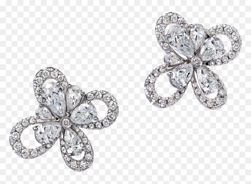 Ea1005997, HD Png Download - diamond earring png