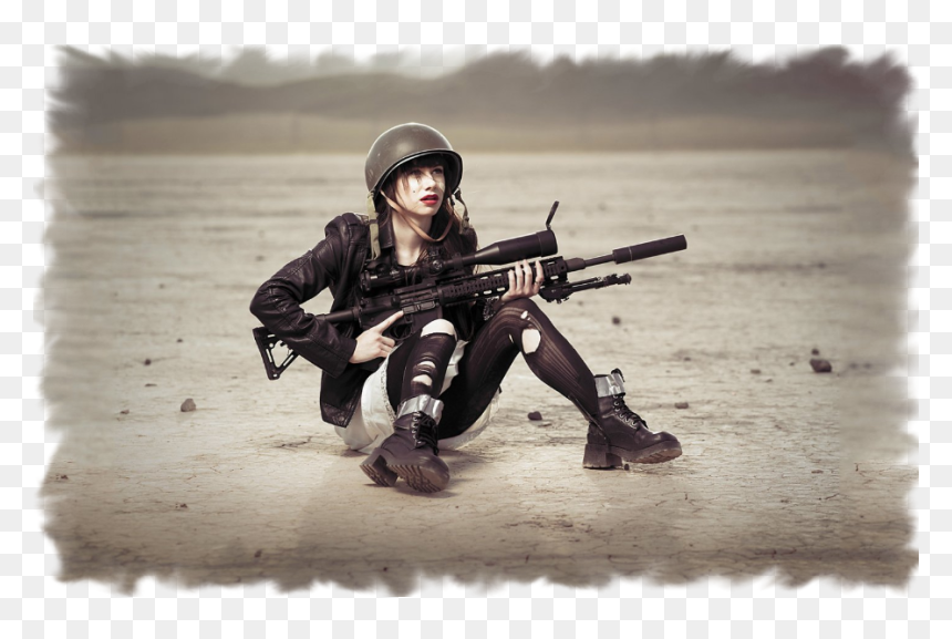 Transparent Female Military Soldiers , Png Download - Post Apocalyptic Military, Png Download - soldiers png