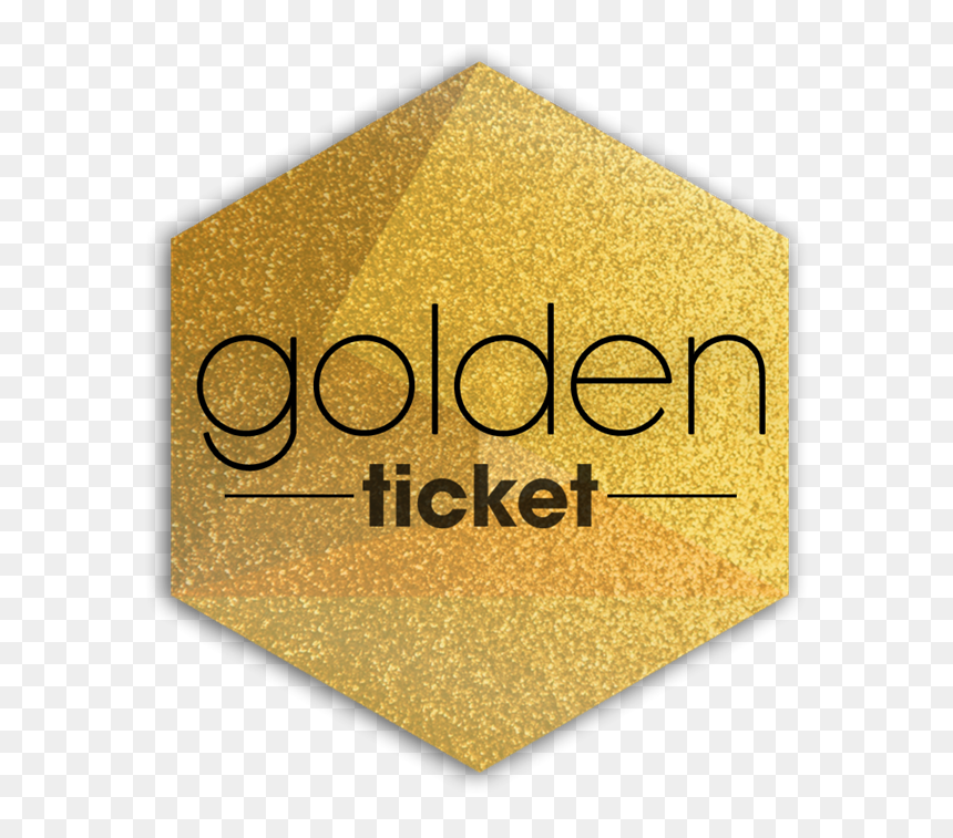 Gold Ticket Png - Dalí Theatre And Museum, Transparent Png - golden ticket png