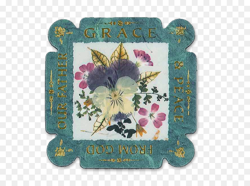 Grace & Peace From God Scripture Magnet Image - Jasmine, HD Png Download - scripture png