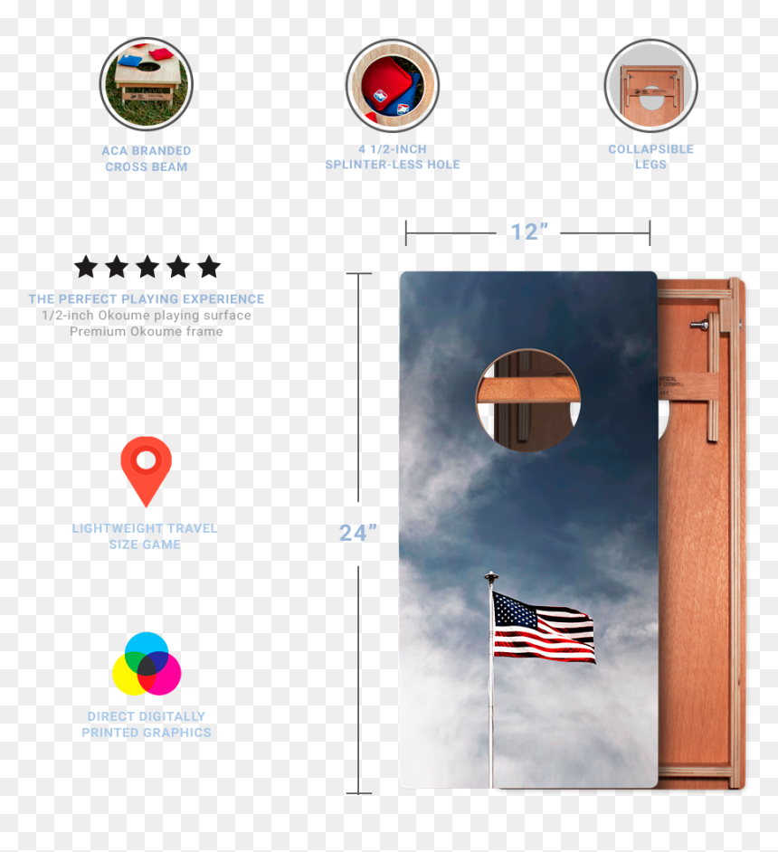 Screenshot, HD Png Download - american flag pole png