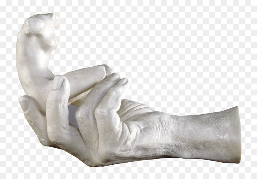 Francois Auguste Rene Rodin Hand Sculpture, HD Png Download - the thinker png
