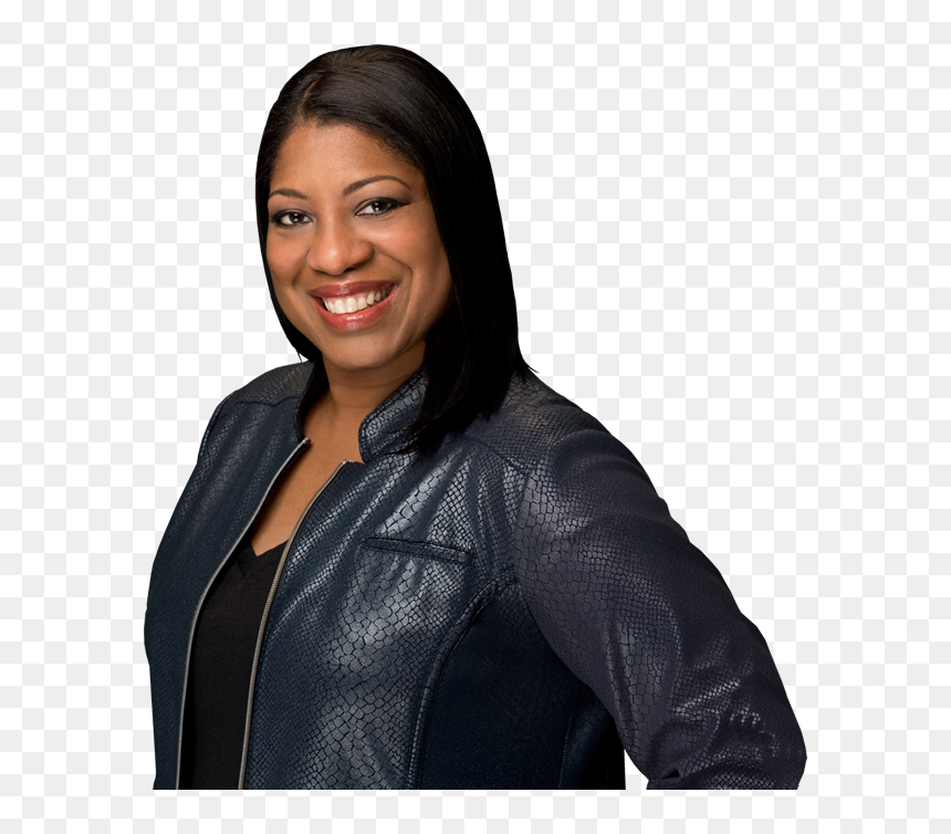 African American Woman Transparent Clipart , Png Download - Leather Jacket, Png Download - african american png