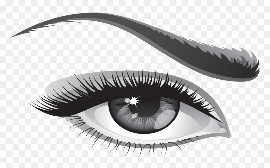 Eyes Eyelashes Png, Transparent Png - black eyes png