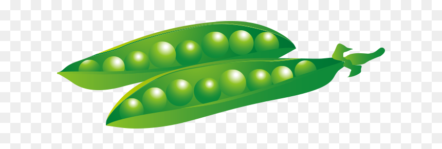 The Princess And Vegetable - Clip Art, HD Png Download - peas png