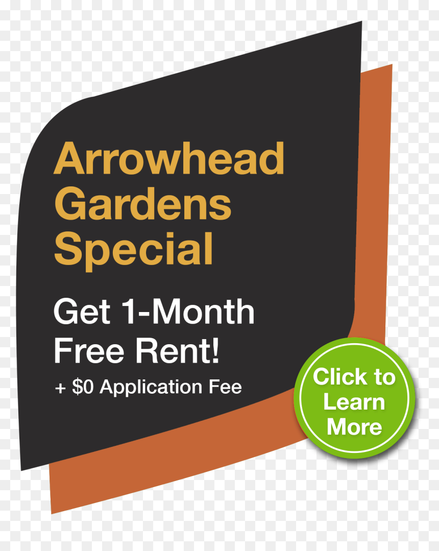 Arrowhead Gardens Senior Living Community Special Offer - Tan, HD Png Download - arrowhead png
