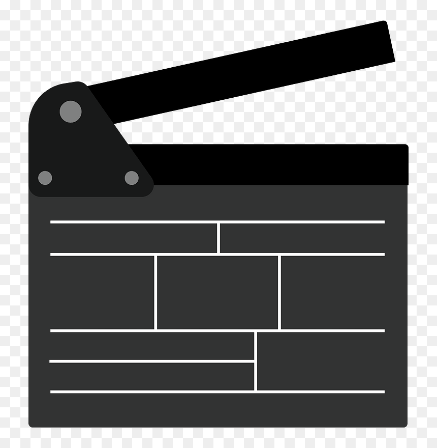 Clapperboard Clipart - Marking Tools, HD Png Download - movie clapper png
