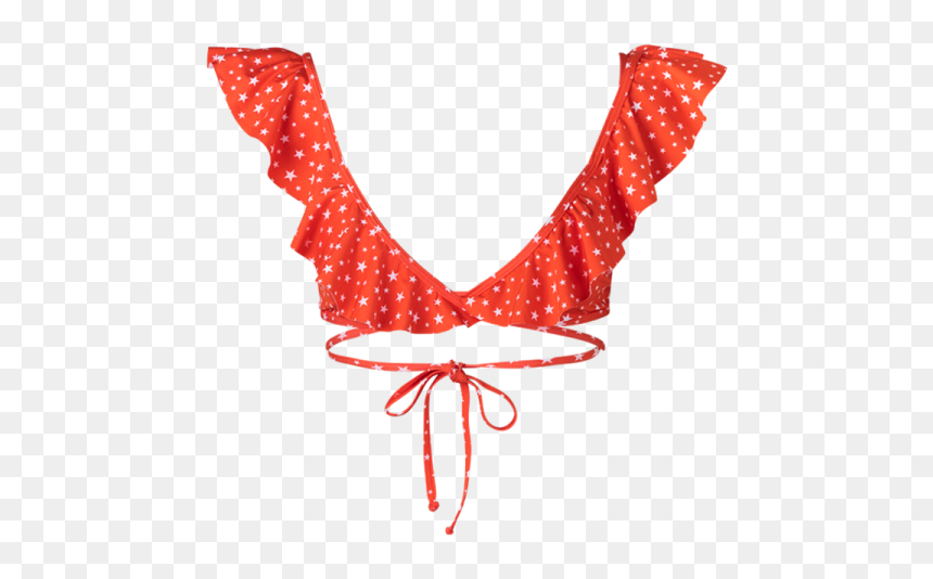 Red Stars Abilane Front - Lingerie Top, HD Png Download - red stars png
