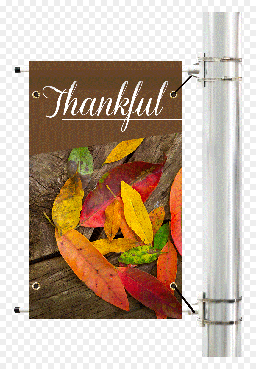 Thanksgiving Pole Banner - Poster, HD Png Download - thanksgiving banner png