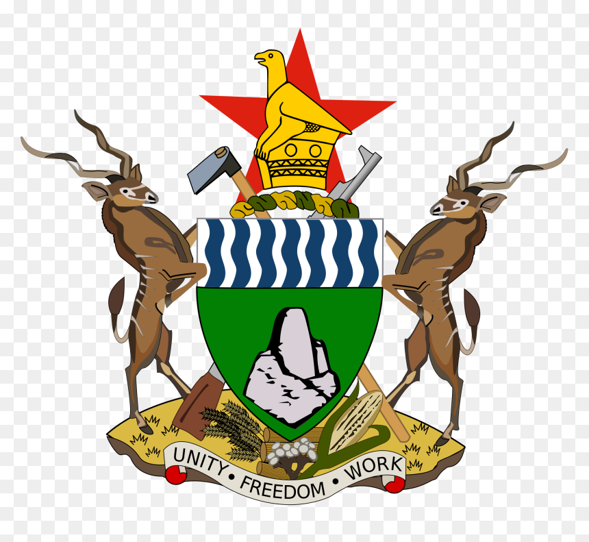 Zimbabwe Coat Of Arm, HD Png Download - cartoon arms png