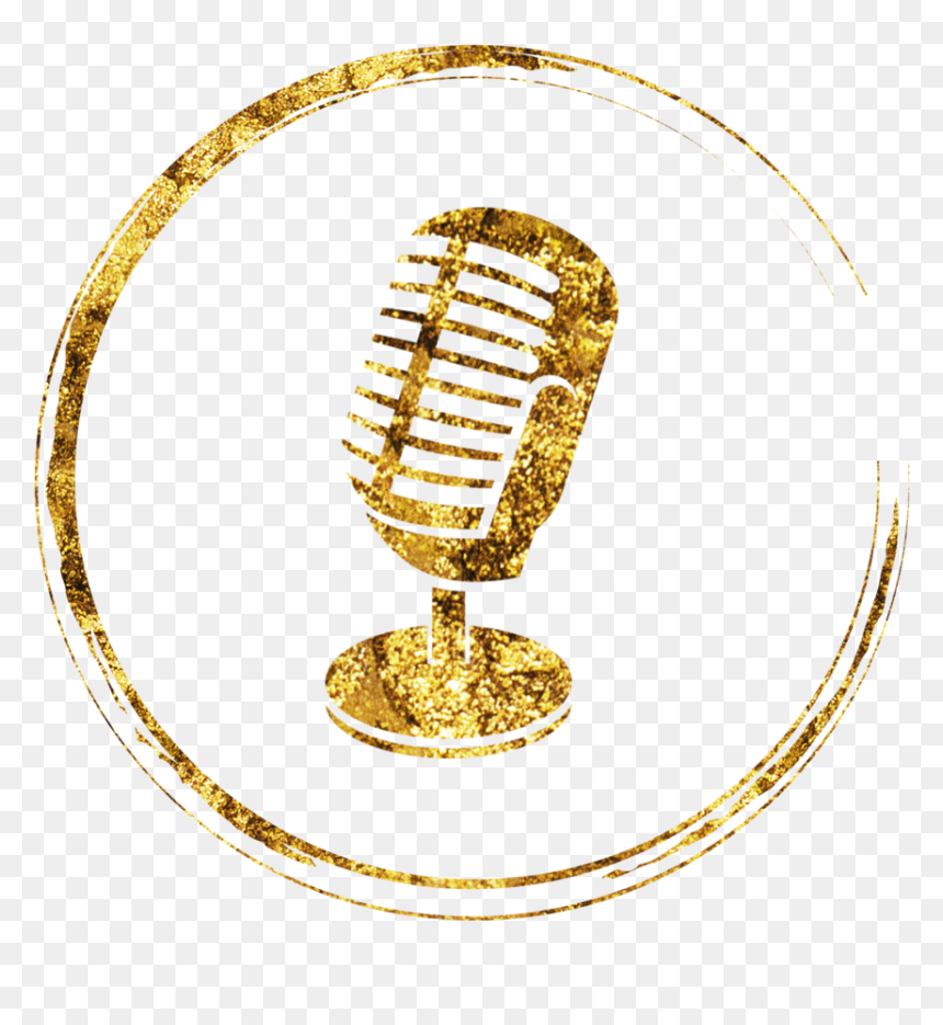 Icon Voicer Over Artists - Logo Gold Circle Png, Transparent Png - gold trophy png