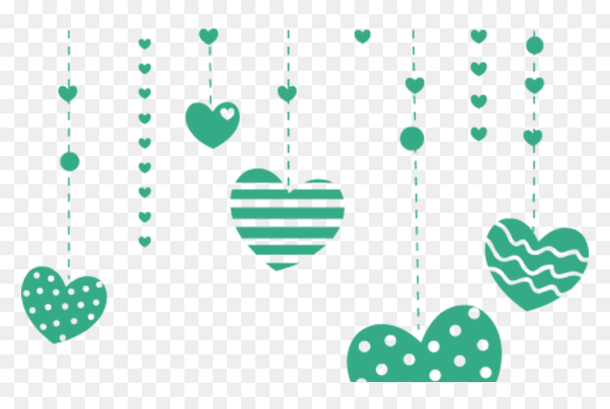 Polka Dot Falling Hearts Free Clip Arts Online Fotor - Clip Art, HD Png Download - falling hearts png
