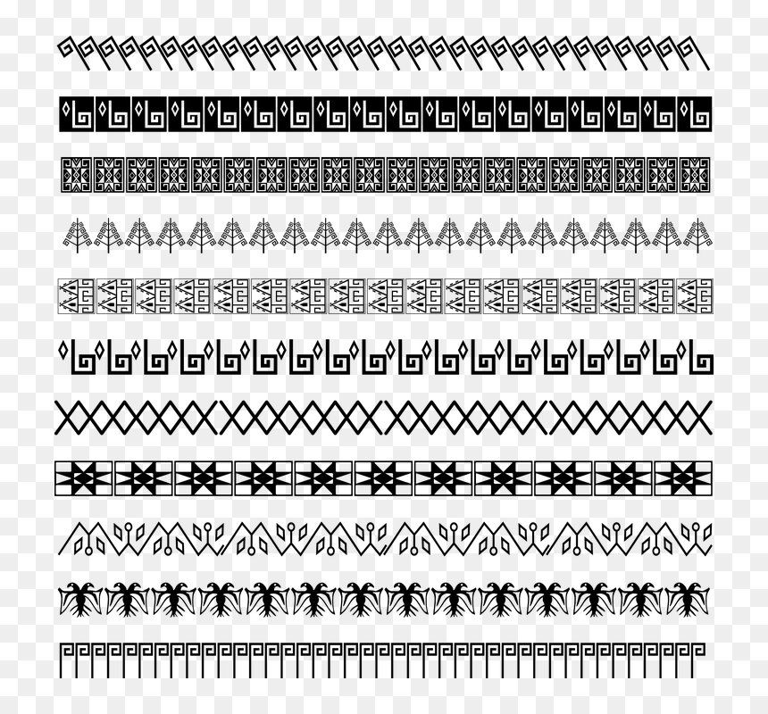 Parallel, HD Png Download - tribal border png