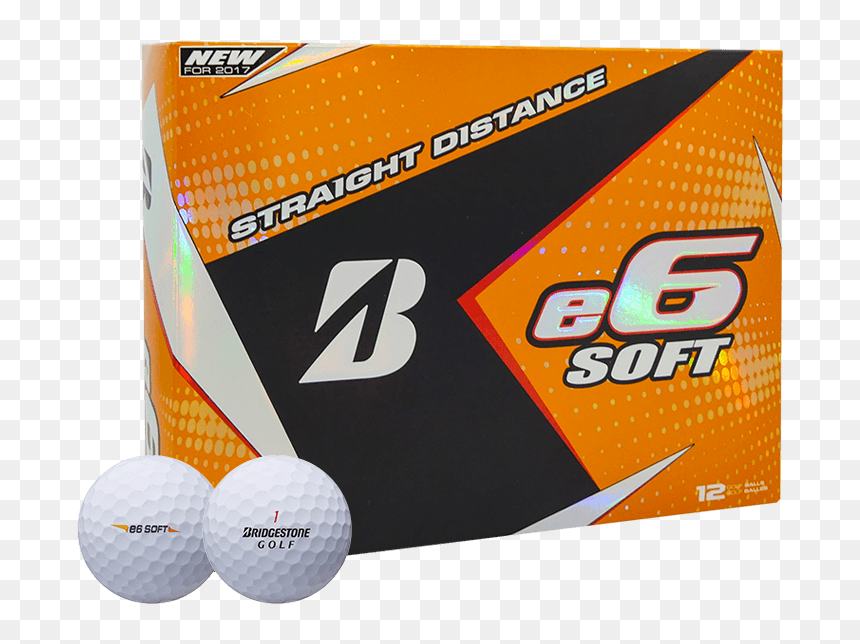 Picture - Bridgestone E6 Golf Balls, HD Png Download - golf ball on tee png