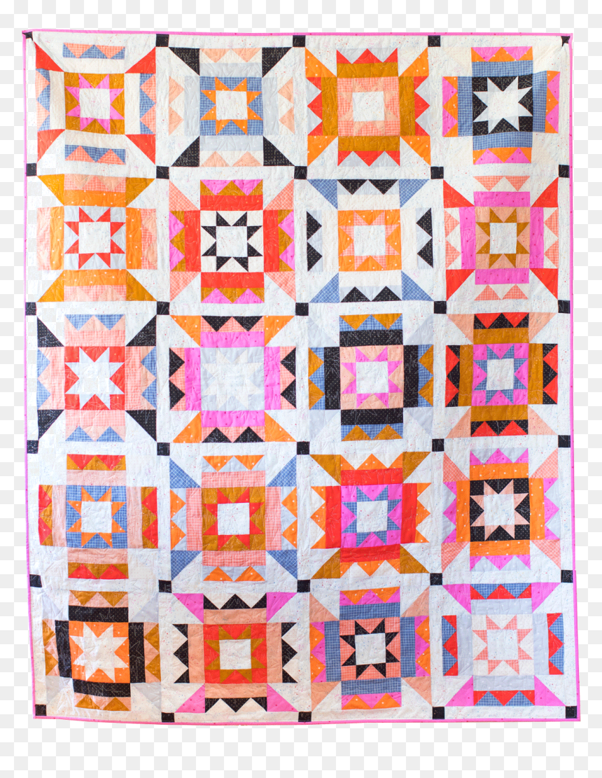 Nova Star Quilt, HD Png Download - star pattern png