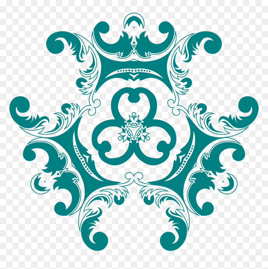 Vintage Floral Style Design Clip Arts - Vintage Floral Art Design Png, Transparent Png - vintage floral png