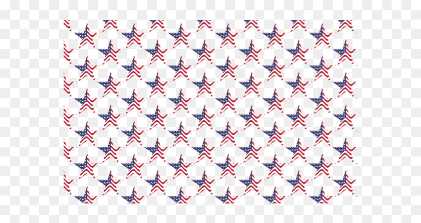 Seamless Usa Pattern - Motif, HD Png Download - star pattern png