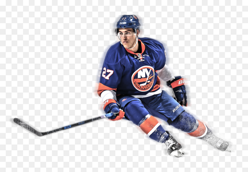 Transparent Hockey Player Png - New York Islanders, Png Download - hockey player png