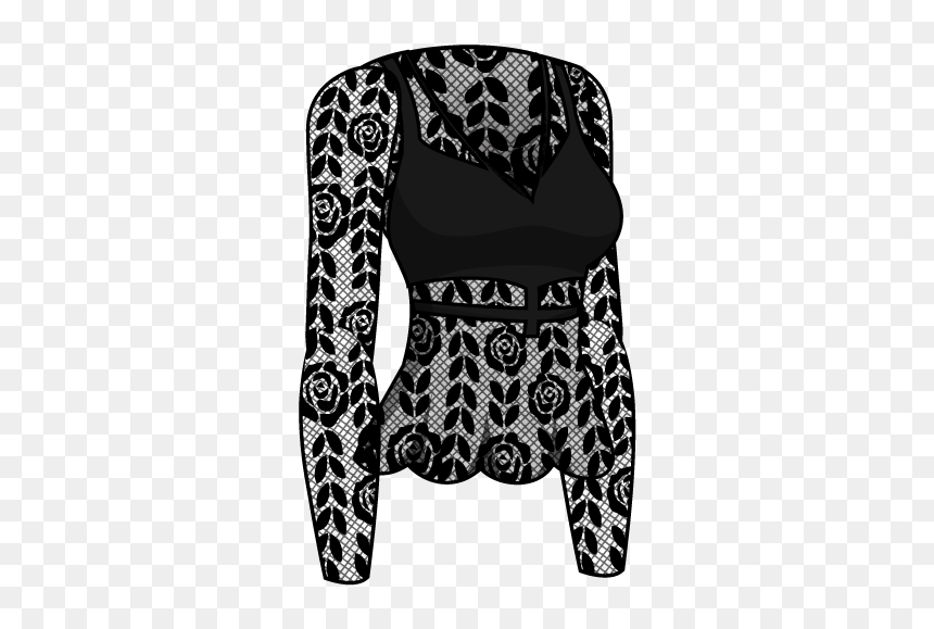 Chair, HD Png Download - black lace png