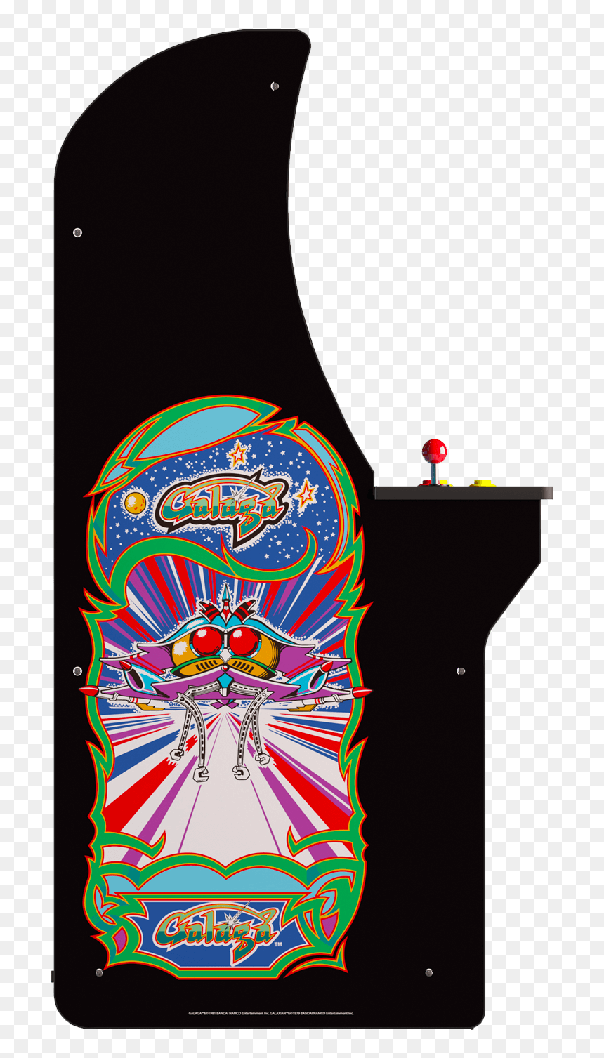 Galaga Arcade Cabinet"
 Class="lazyload Lazyload Fade - Arcade1up Galaga, HD Png Download - galaga png