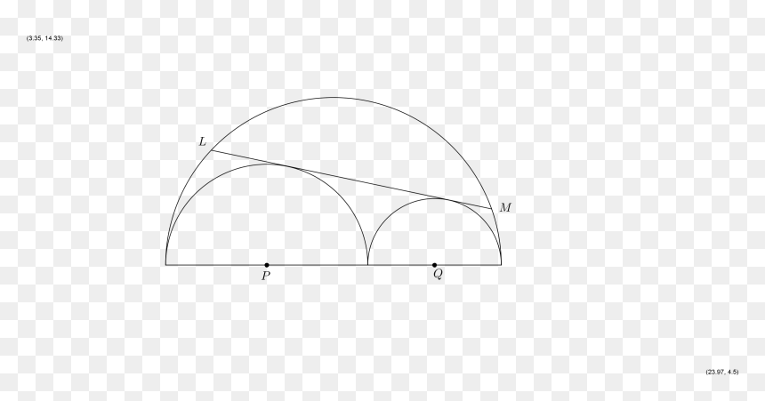 Enter Image Description Here - Tangent To Semi Circle, HD Png Download - semi circle png