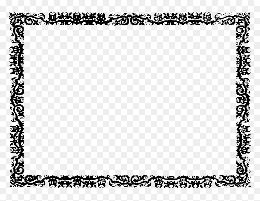 Blue Border Design Png, Transparent Png - tribal border png