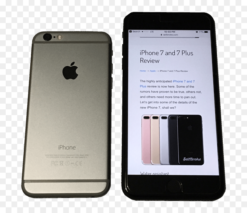 Iphone, HD Png Download - broken iphone png