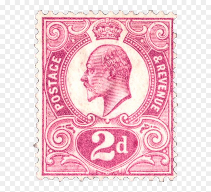 2d Tyrian Plum Stamp, - 2d Tyrian Plum Stamp, HD Png Download - sold stamp png