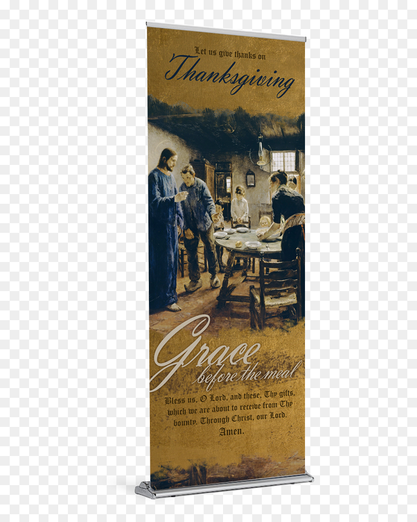 Mealtime Prayer Painting Painted Originally, HD Png Download - thanksgiving banner png