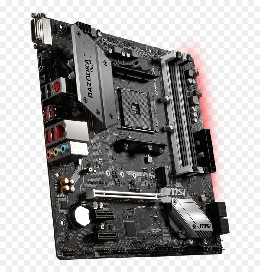Msi B450m Bazooka V2 Clipart , Png Download - B450m Bazooka Plus, Transparent Png - bazooka png