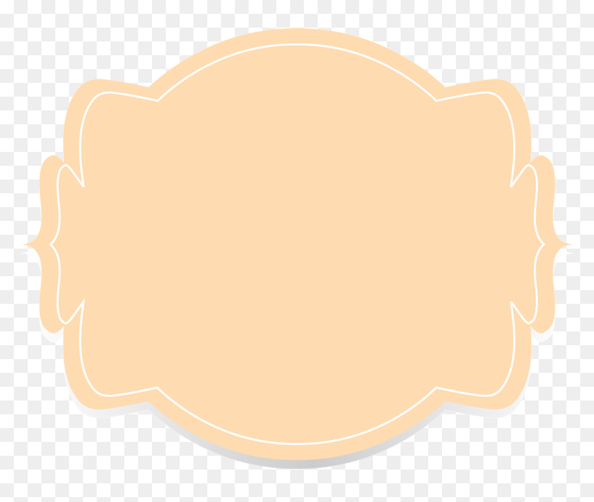 Frame Bege Png, Transparent Png - moldura arabesco png
