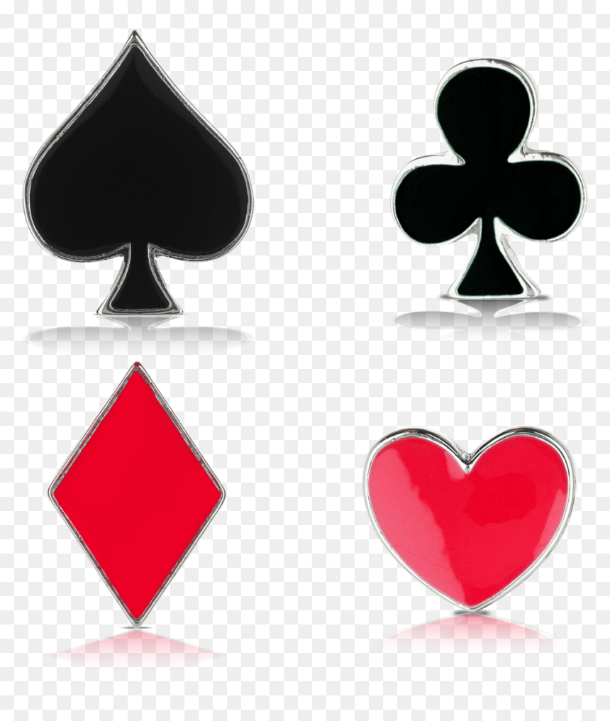 [box] Playing Card Suits Box Shoelace Charms Pilz - Playing Card, HD Png Download - card suits png