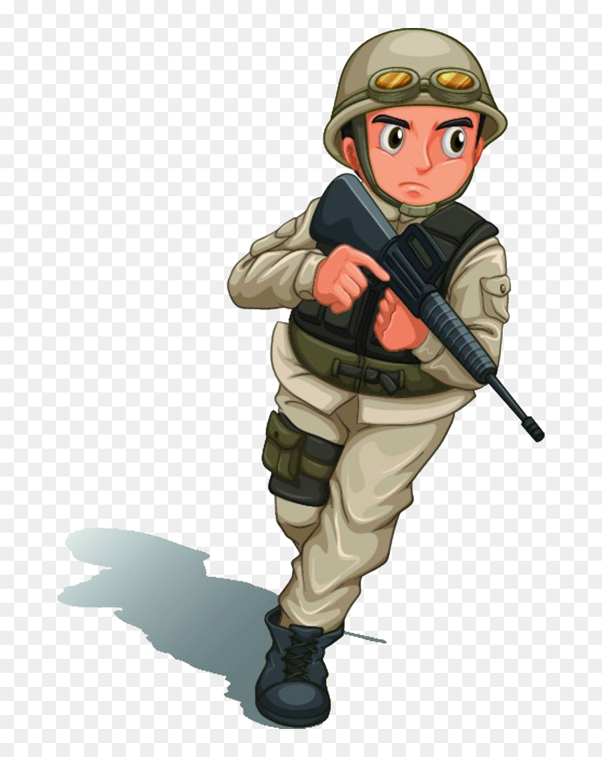 Banner Library Firearm Weapon Illustration Soldiers - Brave Soldier Clipart, HD Png Download - soldiers png
