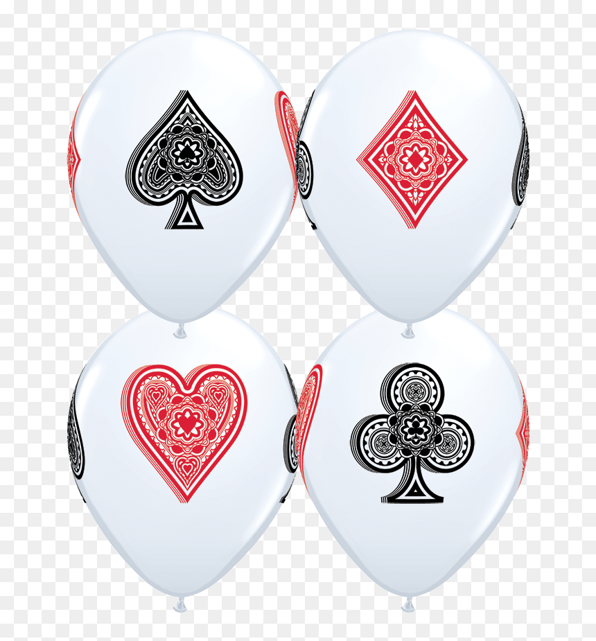 Card Suits Balloons - Qualatex Card Suits, HD Png Download - card suits png