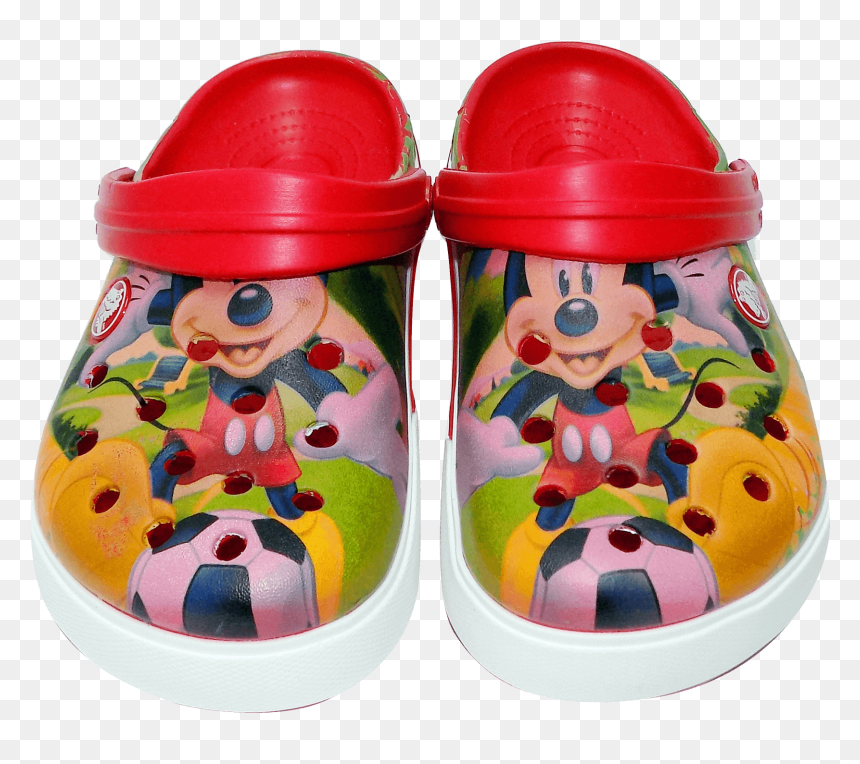 Crocs Crocband Mickey Mouse Clog , Png Download - Sneakers, Transparent Png - crocs png