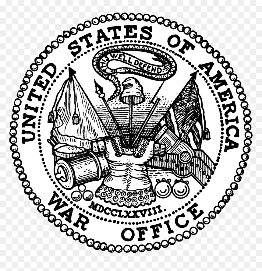 Department Of War Logo, HD Png Download - us army seal png