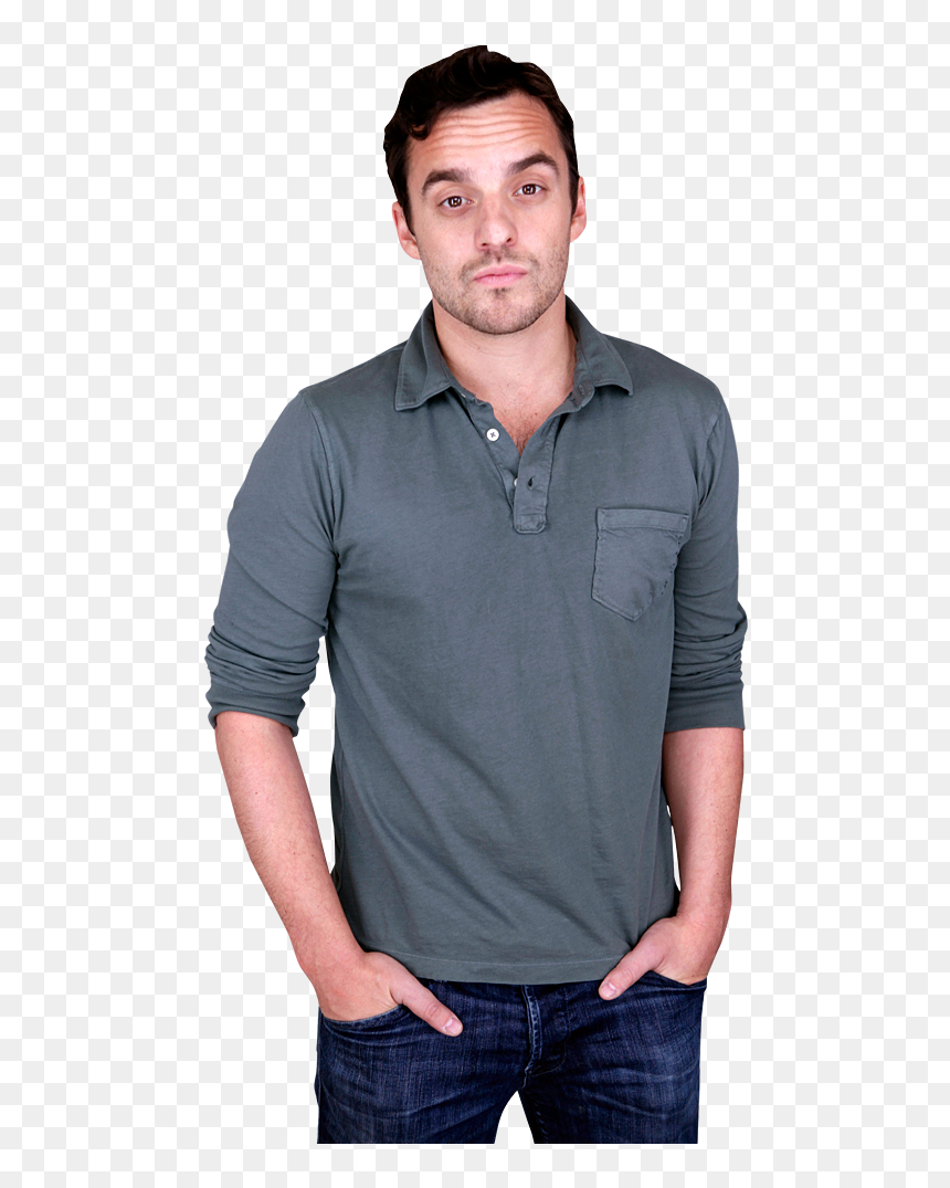 Jake Johnson New Girl, HD Png Download - zooey deschanel png