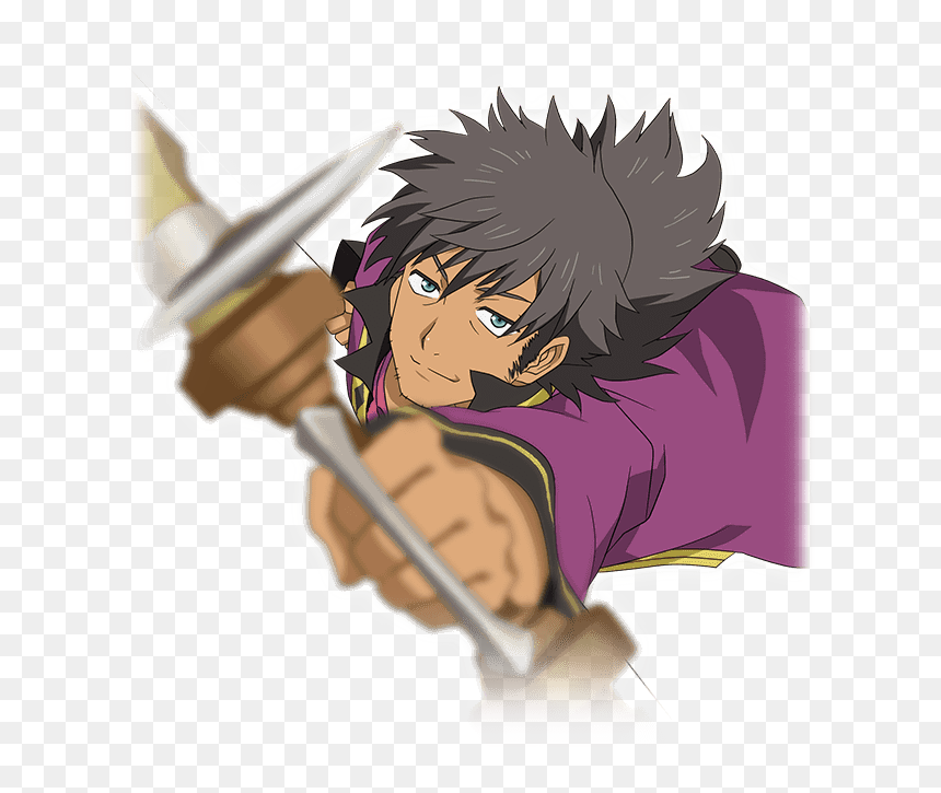 Tales Of Vesperia Raven Official Art, HD Png Download - wolf link png