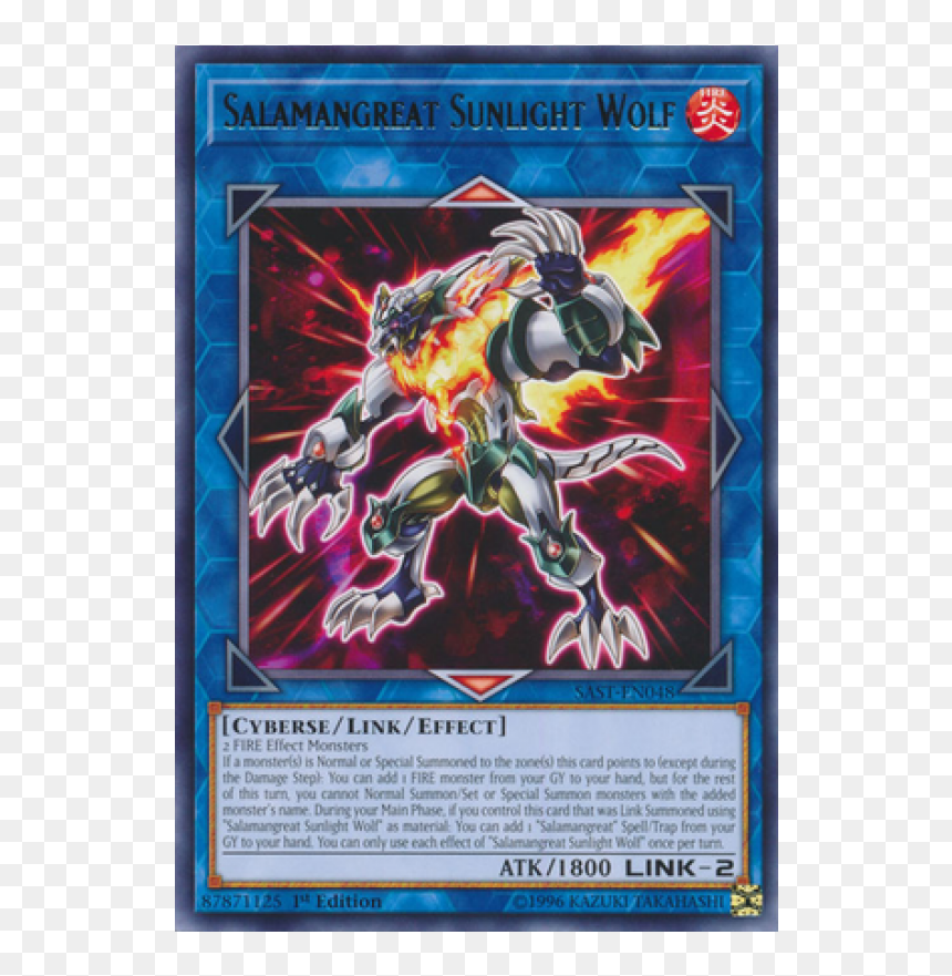 Salamangreat Sunlight Wolf, HD Png Download - wolf link png