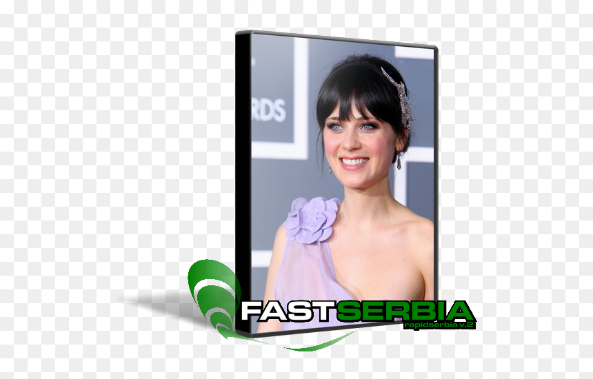 Zooey Deschanel Red Carpet Hair, HD Png Download - zooey deschanel png