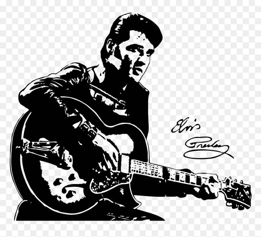 Elvis Presley Vinyl Clock, HD Png Download - elvis presley signature png