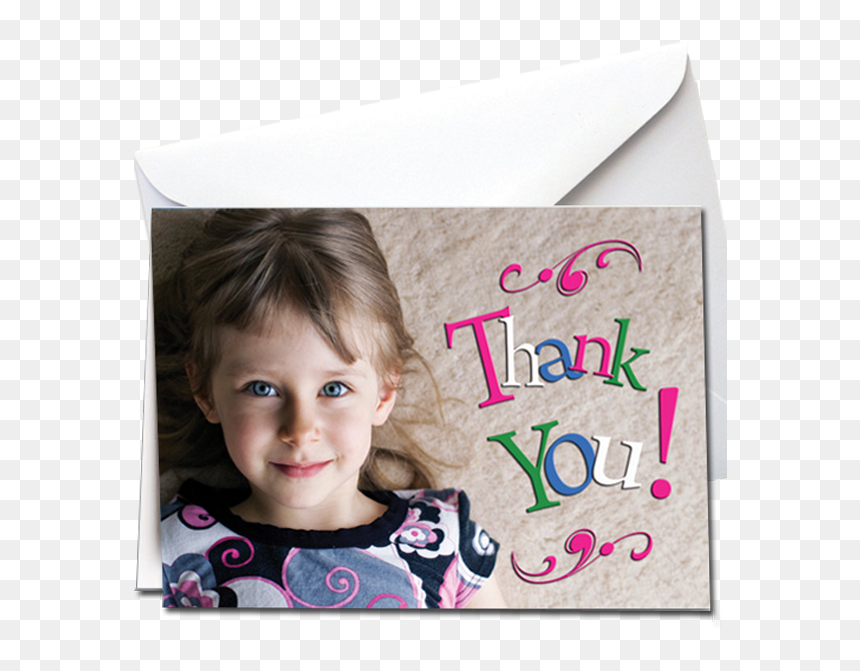 Girl, HD Png Download - thank you card png