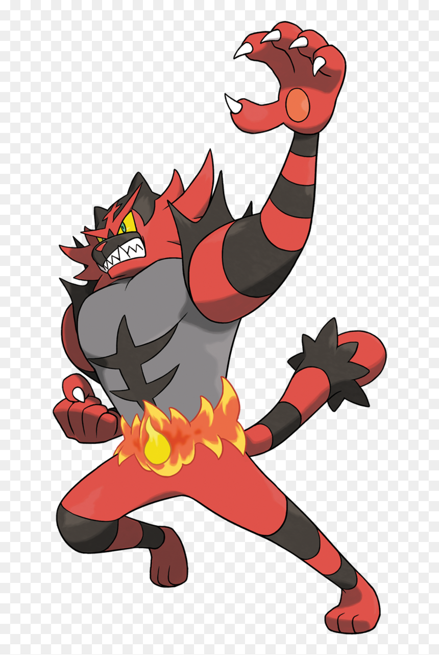 Pokemon Sun Incineroar, HD Png Download - missingno png