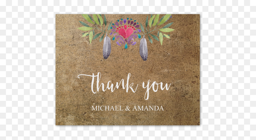 Label, HD Png Download - thank you card png