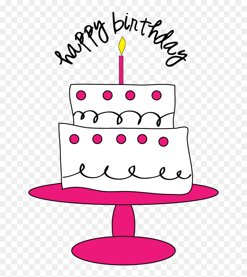 Free Birthday Cake Clip Art, HD Png Download - birthday cake vector png